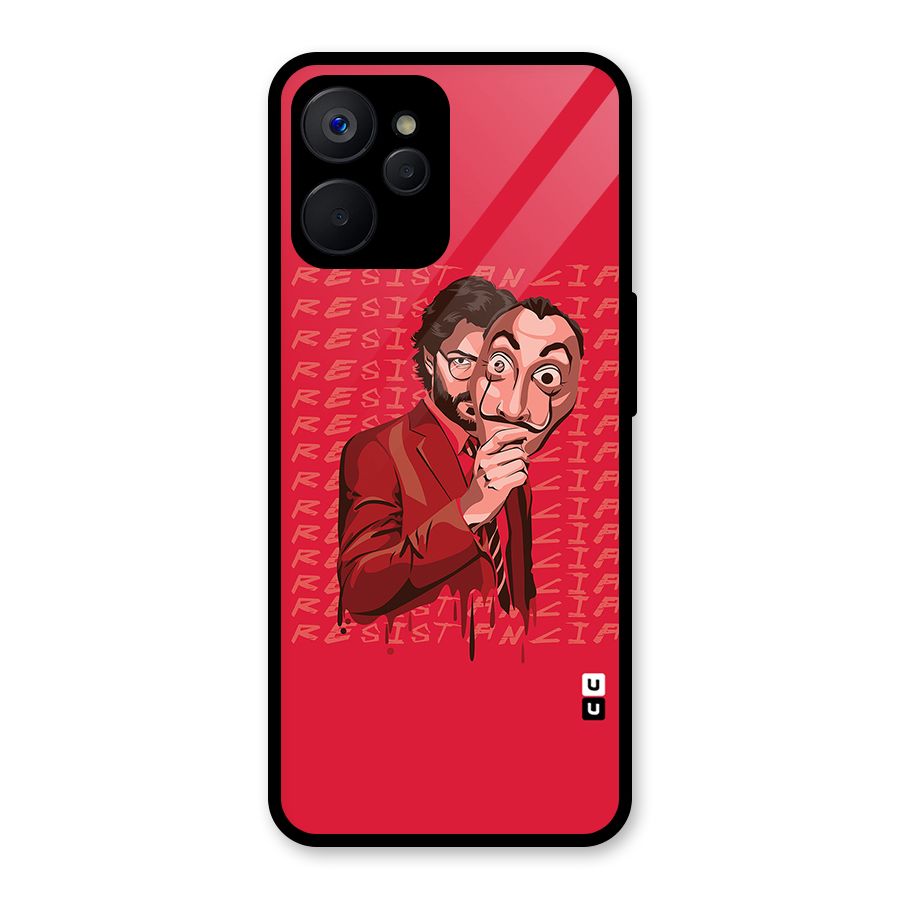 Resistancia Professor Art Glass Back Case for Realme 9i 5G