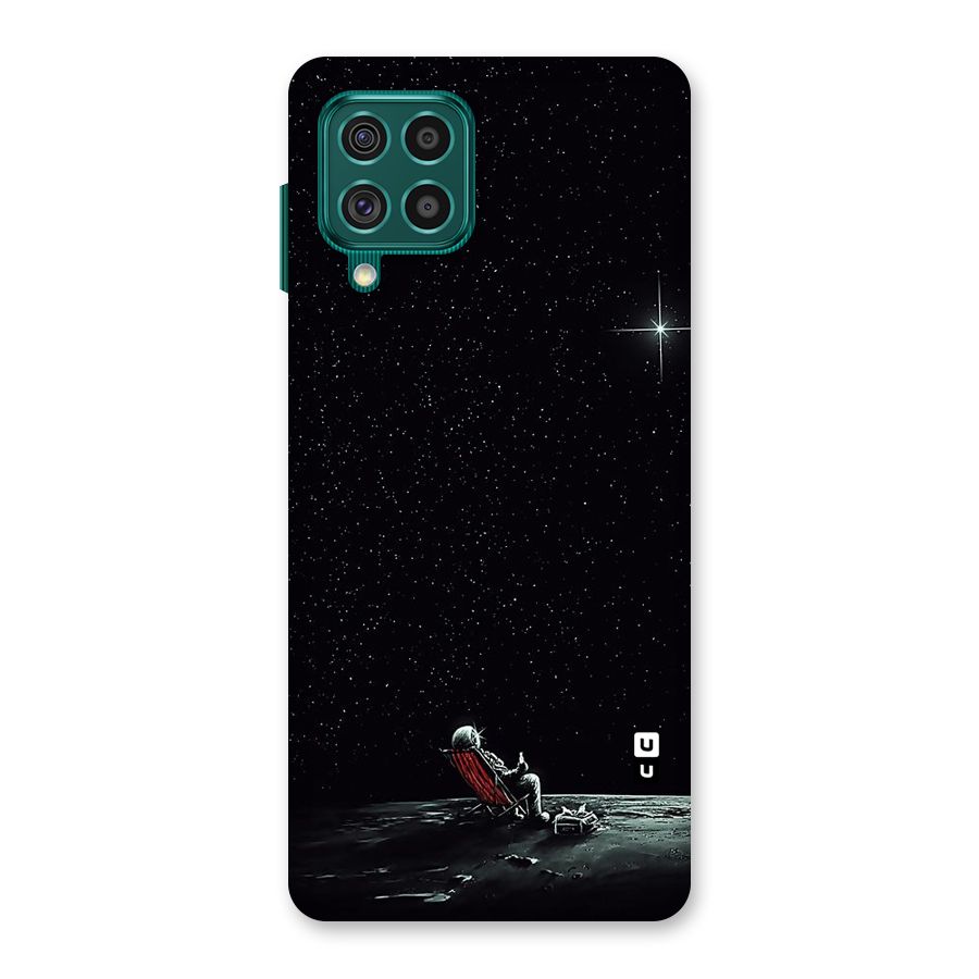 Resting Spaceman Face Back Case for Galaxy F62