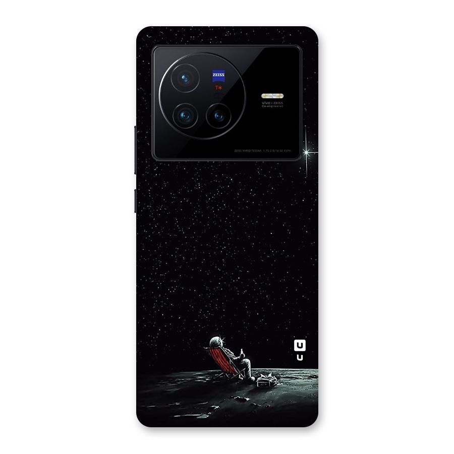 Resting Spaceman Face Back Case for Vivo X80