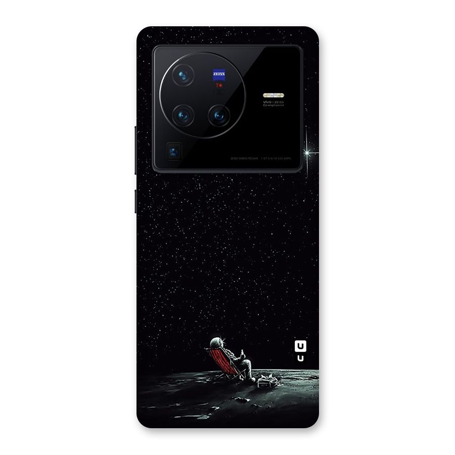 Resting Spaceman Face Back Case for Vivo X80 Pro