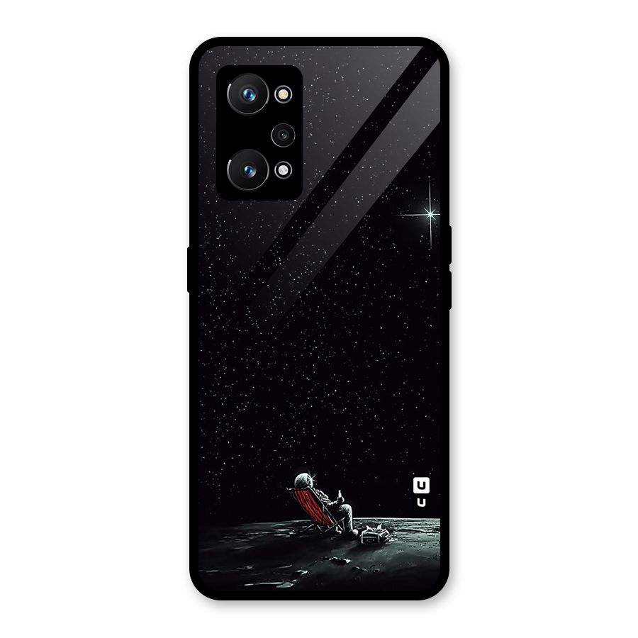 Resting Spaceman Face Glass Back Case for Realme GT Neo 3T