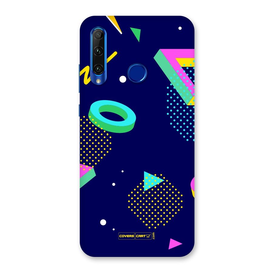 Retro Abstract Back Case for Honor 20i