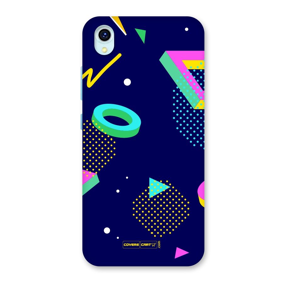 Retro Abstract Back Case for Vivo Y1s