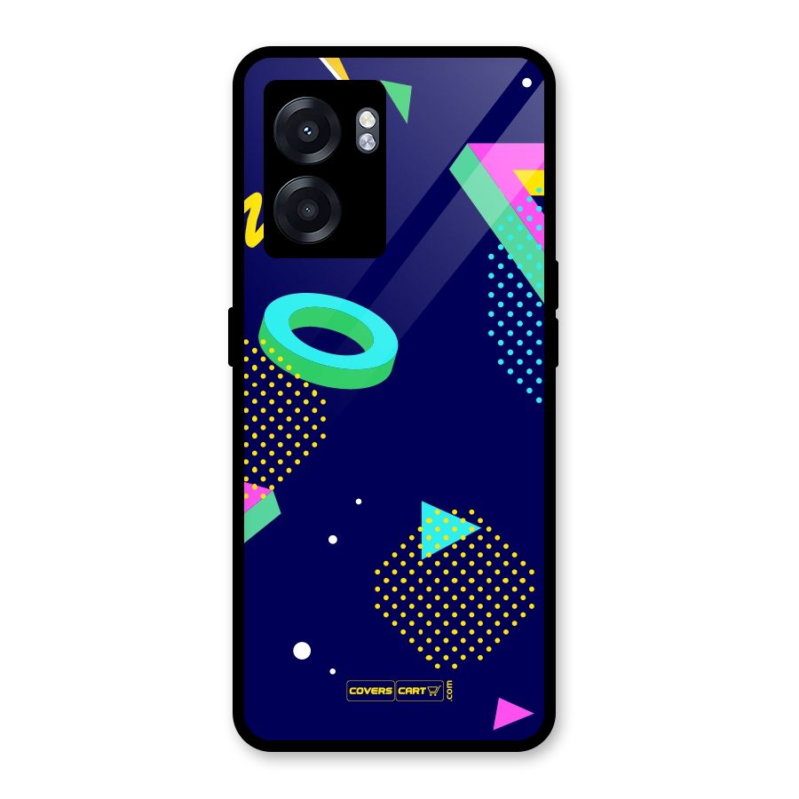 Retro Abstract Glass Back Case for Realme Narzo 50 5G