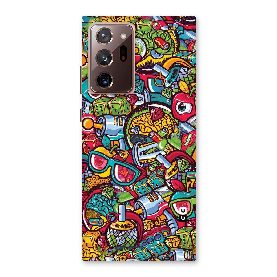 Retro Diamond Design Back Case for Galaxy Note 20 Ultra