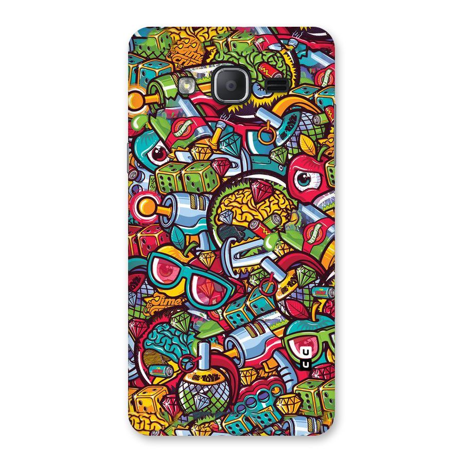 Retro Diamond Design Back Case for Galaxy On7 2015