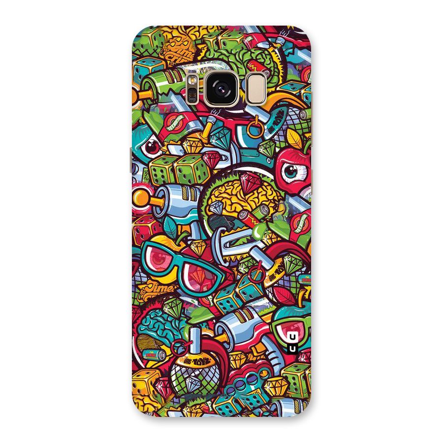 Retro Diamond Design Back Case for Galaxy S8