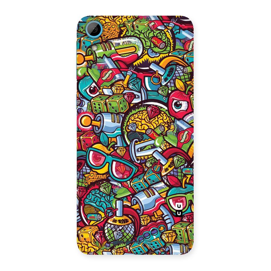 Retro Diamond Design Back Case for HTC Desire 826