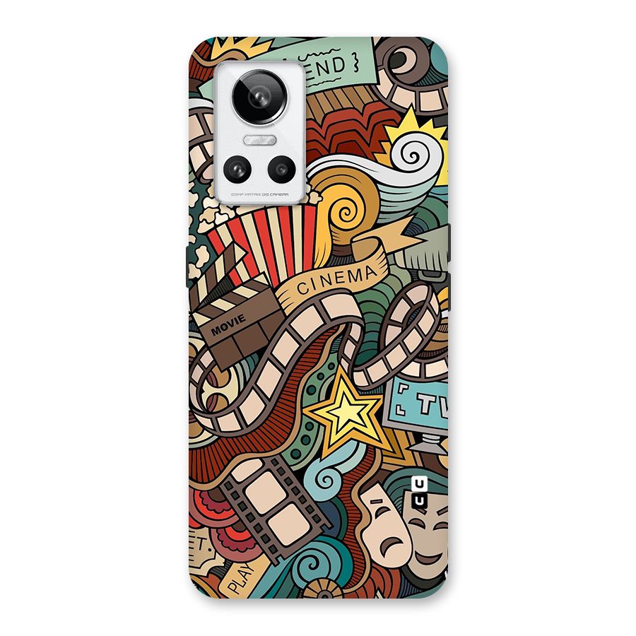 Retro Doodle Art Back Case for Realme GT Neo 3