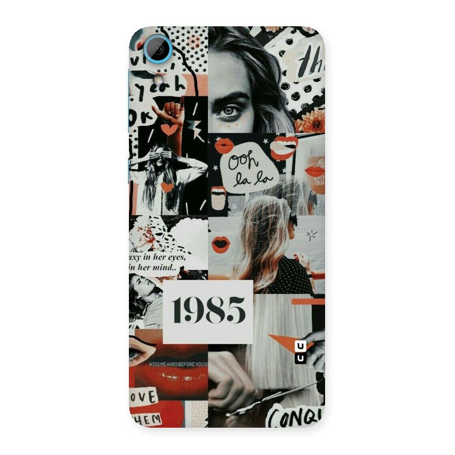 Retro Pattern Back Case for HTC Desire 826