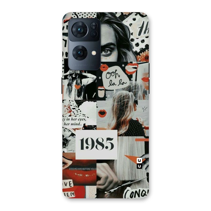 Retro Pattern Back Case for Oppo Reno7 Pro 5G