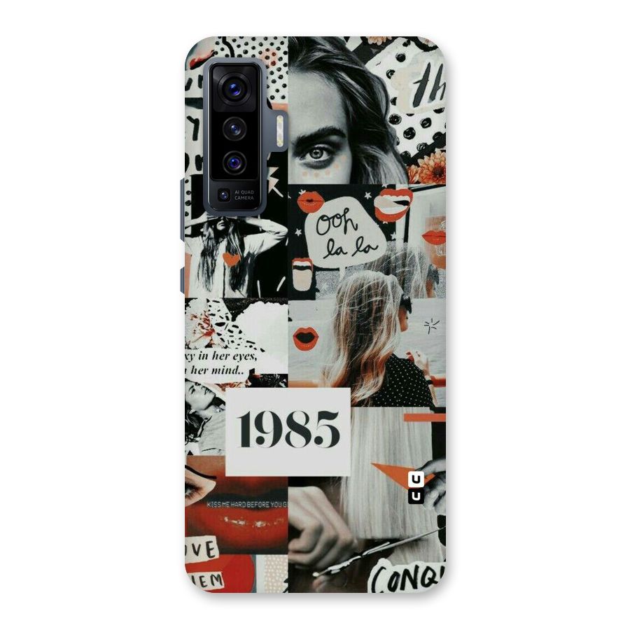 Retro Pattern Back Case for Vivo X50