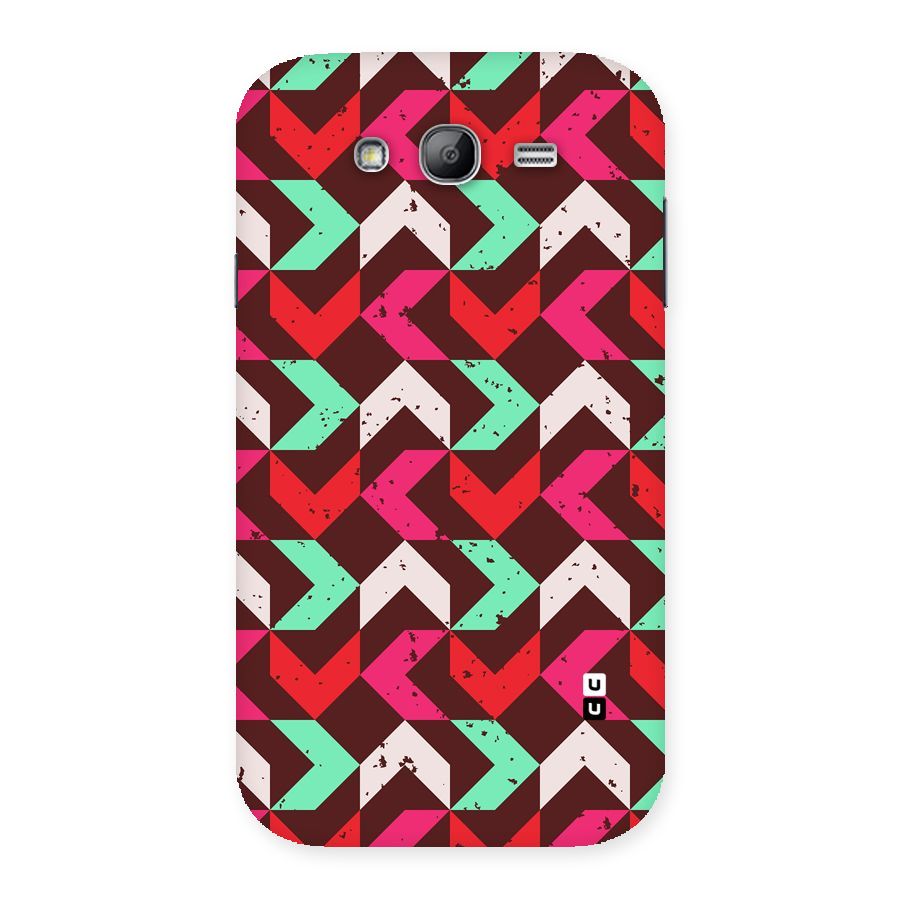Retro Red Pink Pattern Back Case for Galaxy Grand Neo