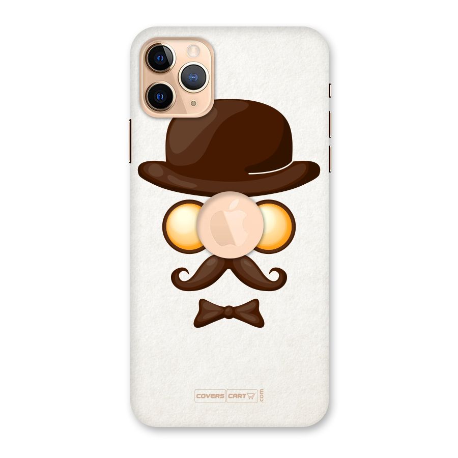 Retro Style Back Case for iPhone 11 Pro Max Logo Cut