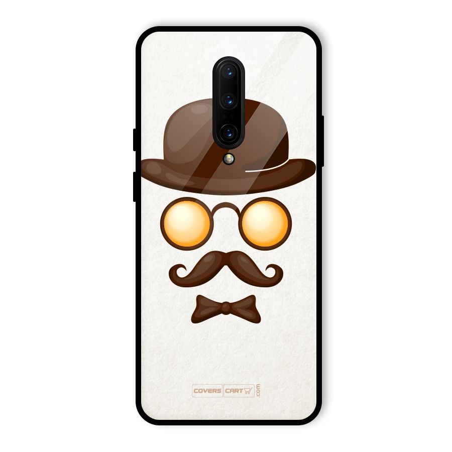 Retro Style Glass Back Case for OnePlus 7 Pro