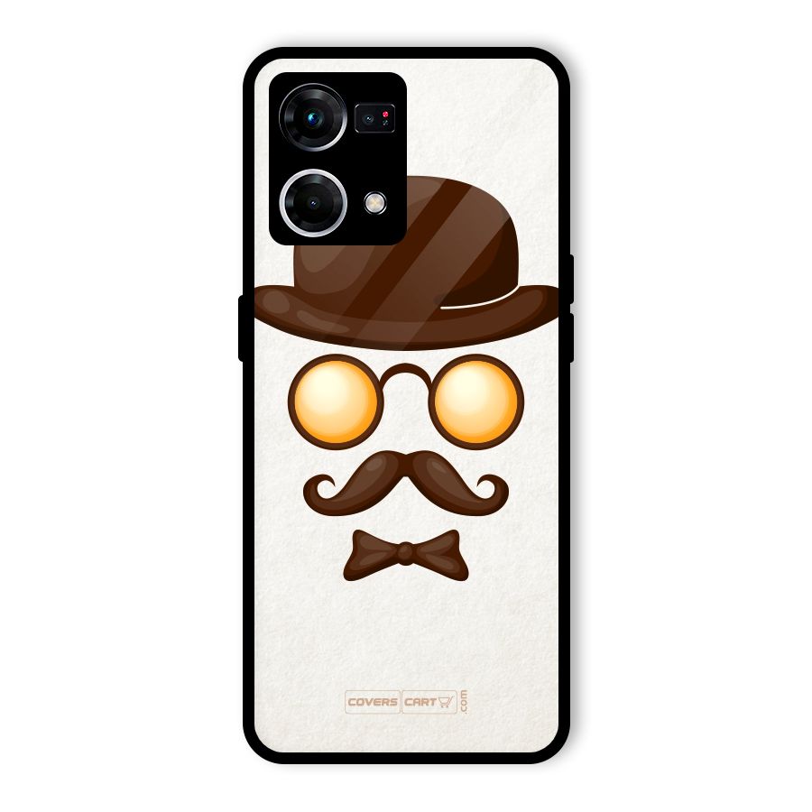 Retro Style Glass Back Case for Oppo F21 Pro 5G