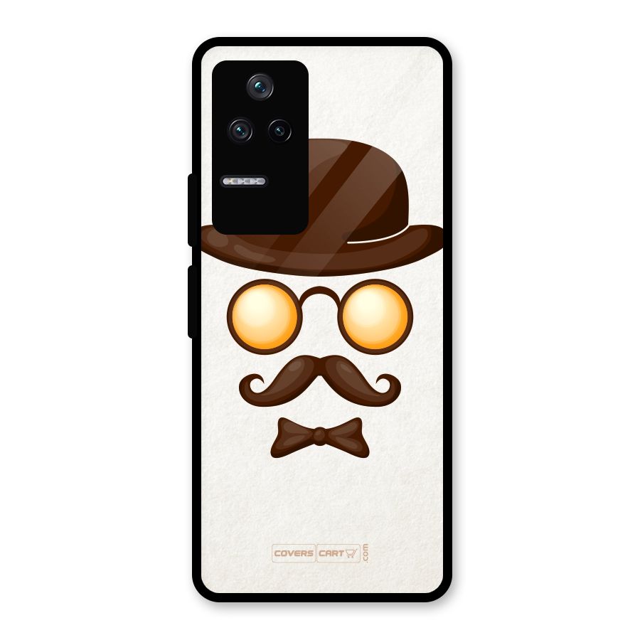 Retro Style Glass Back Case for Poco F4 5G