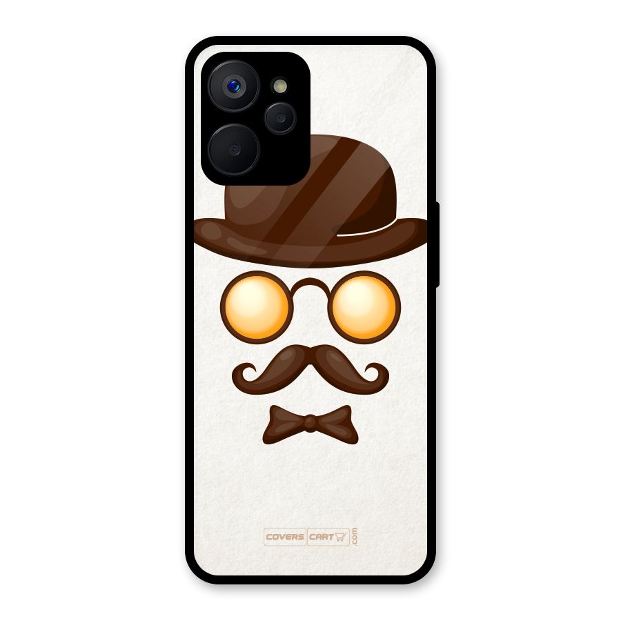 Retro Style Glass Back Case for Realme 9i 5G
