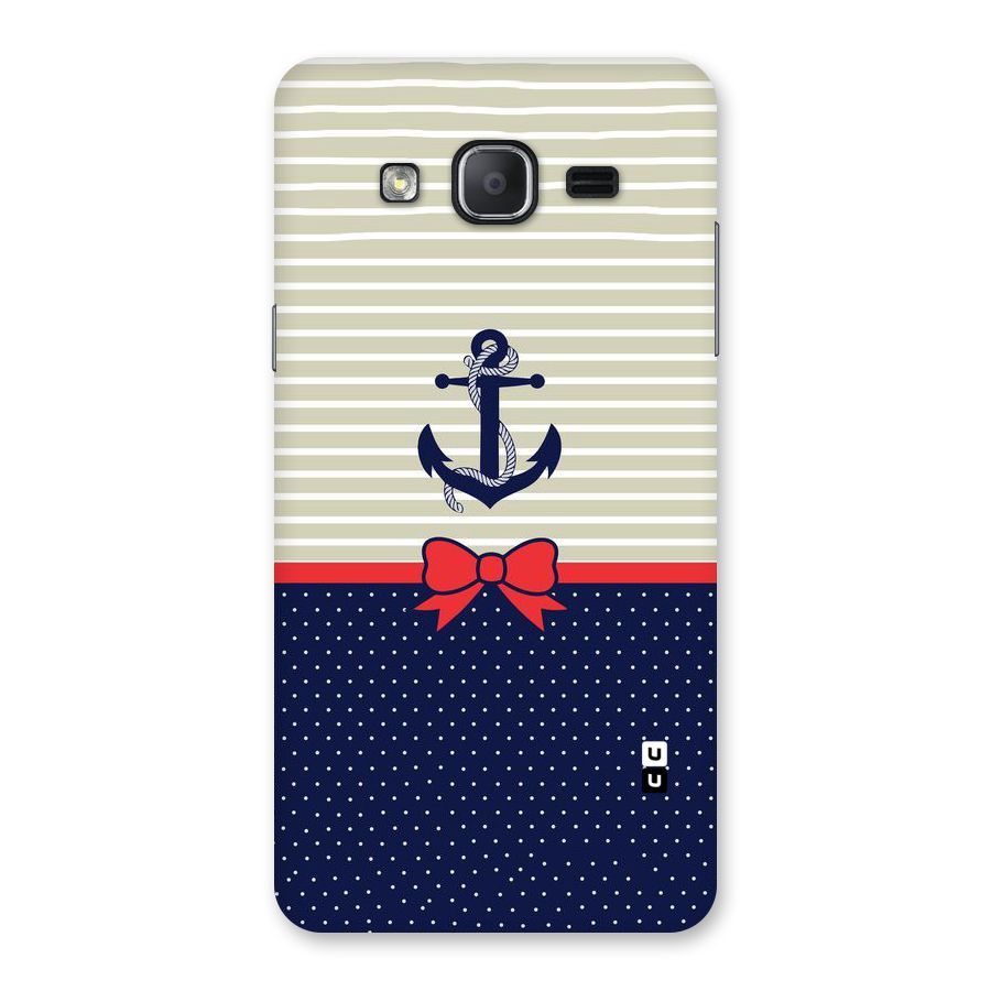 Ribbon Anchor Back Case for Galaxy On7 2015