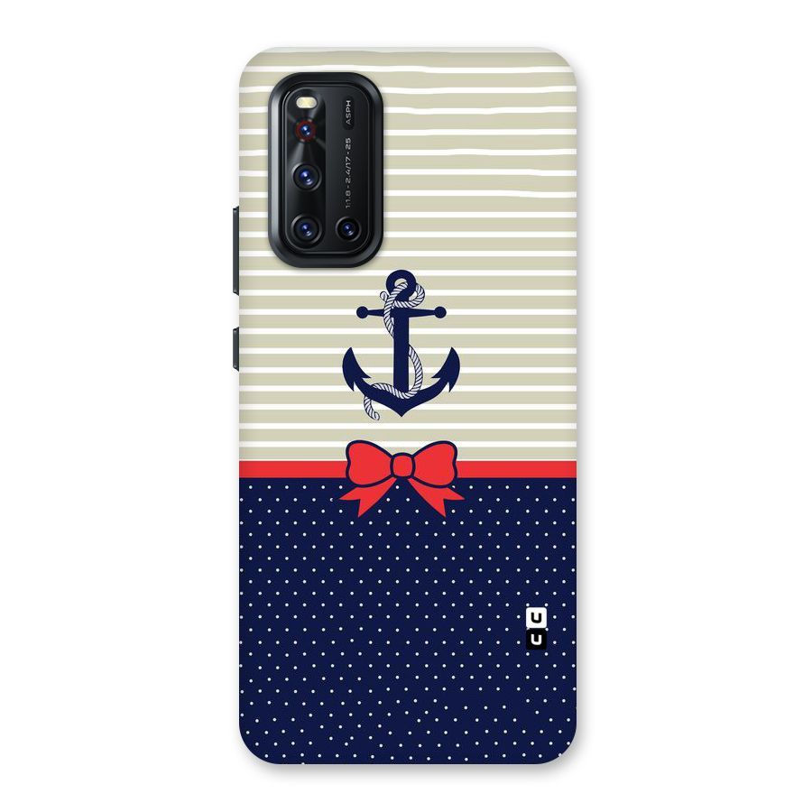 Ribbon Anchor Back Case for Vivo V19