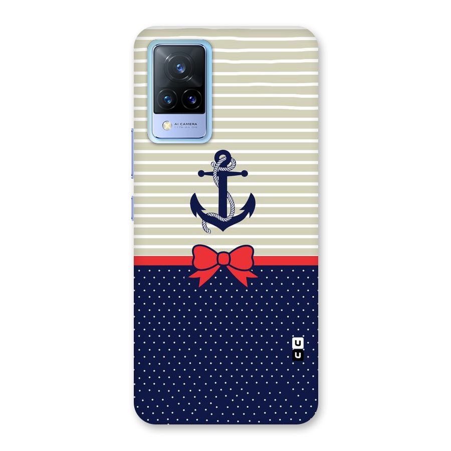 Ribbon Anchor Back Case for Vivo V21 5G