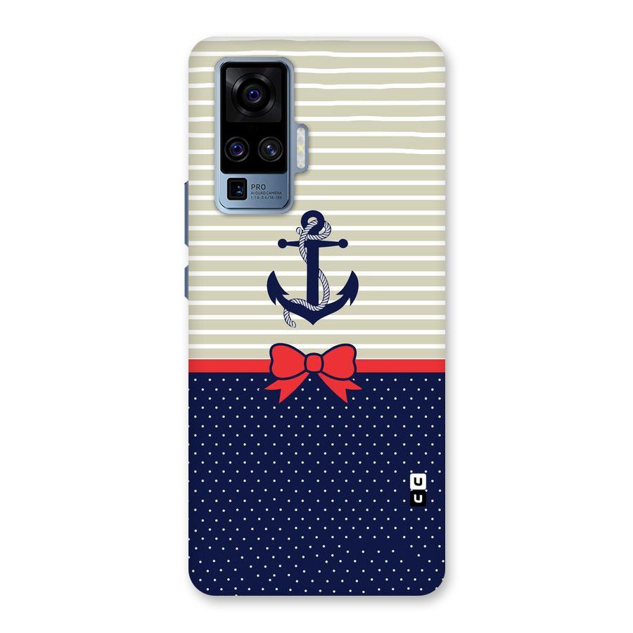 Ribbon Anchor Back Case for Vivo X50 Pro