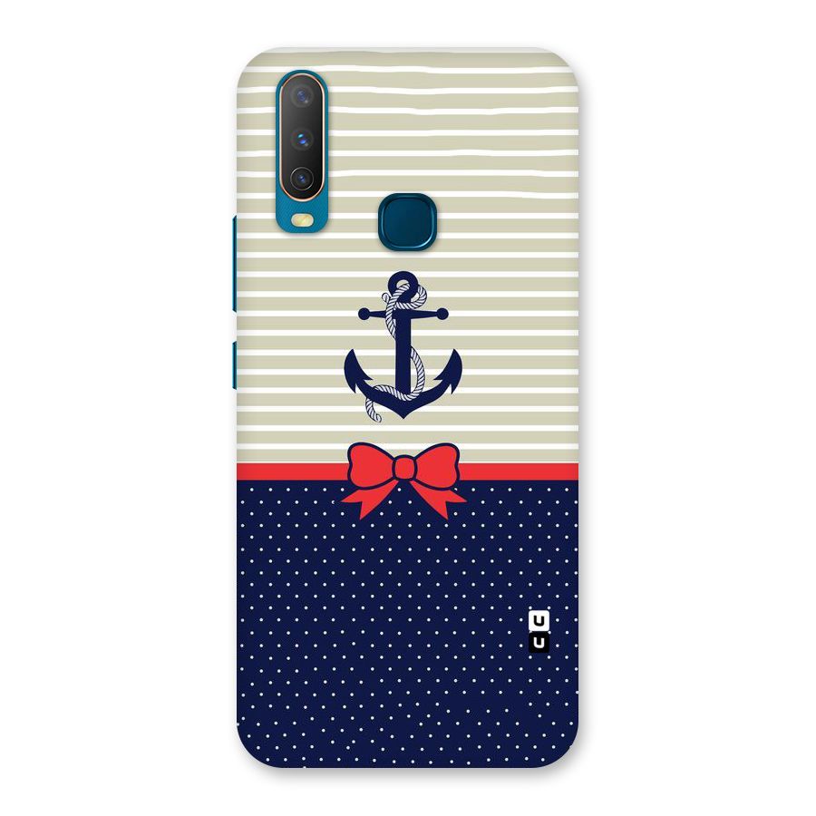 Ribbon Anchor Back Case for Vivo Y12