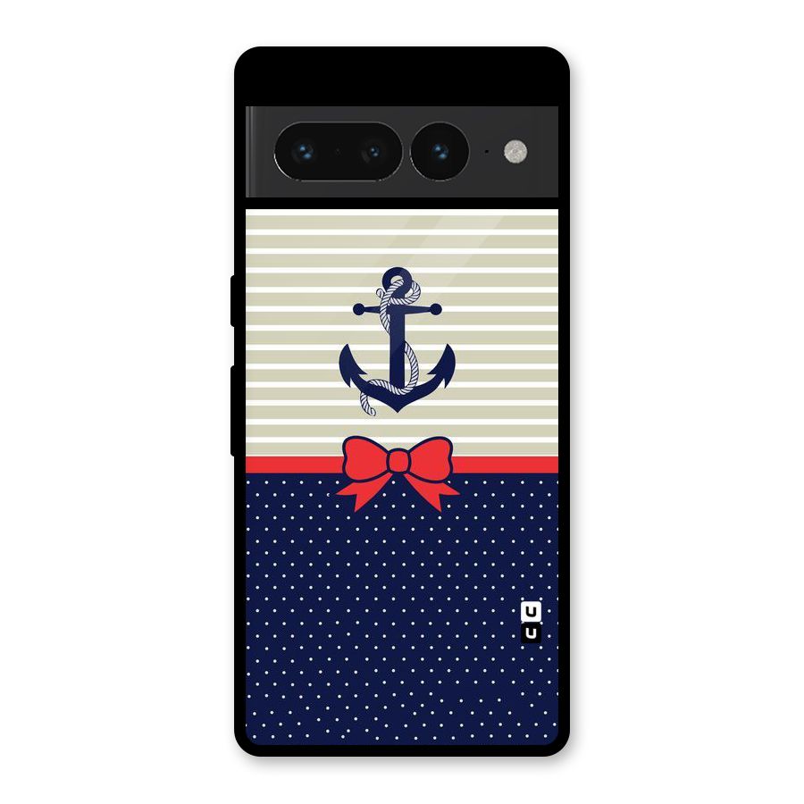 Ribbon Anchor Glass Back Case for Google Pixel 7 Pro