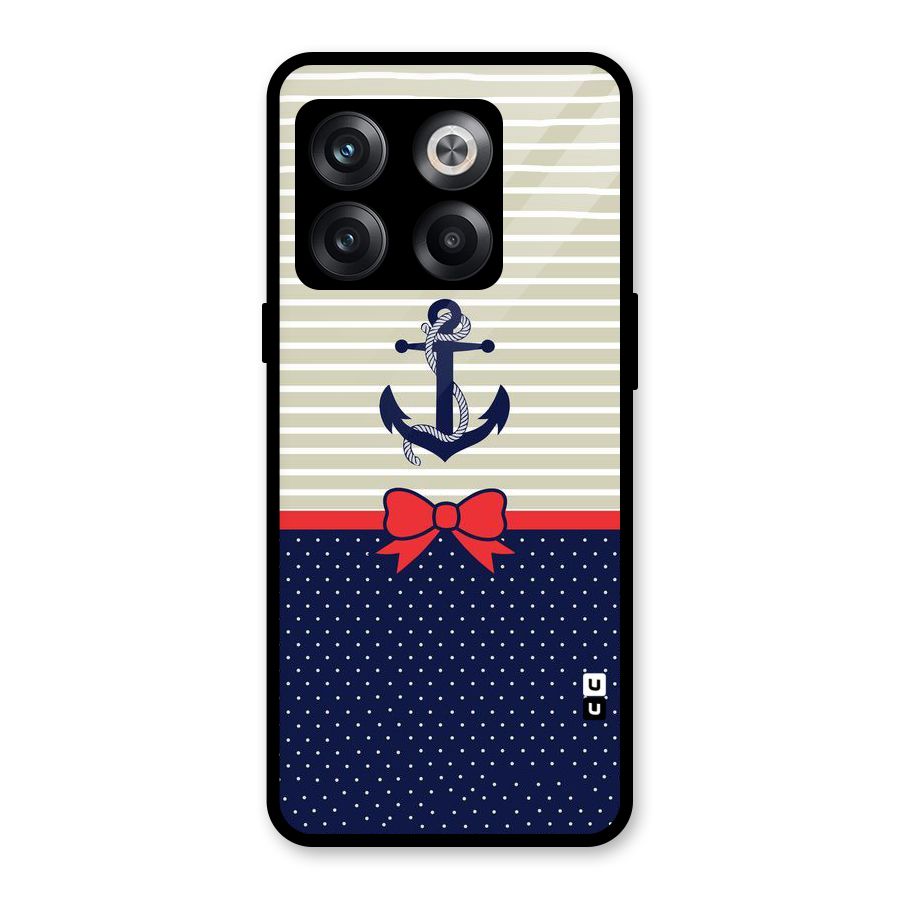 Ribbon Anchor Glass Back Case for OnePlus 10T