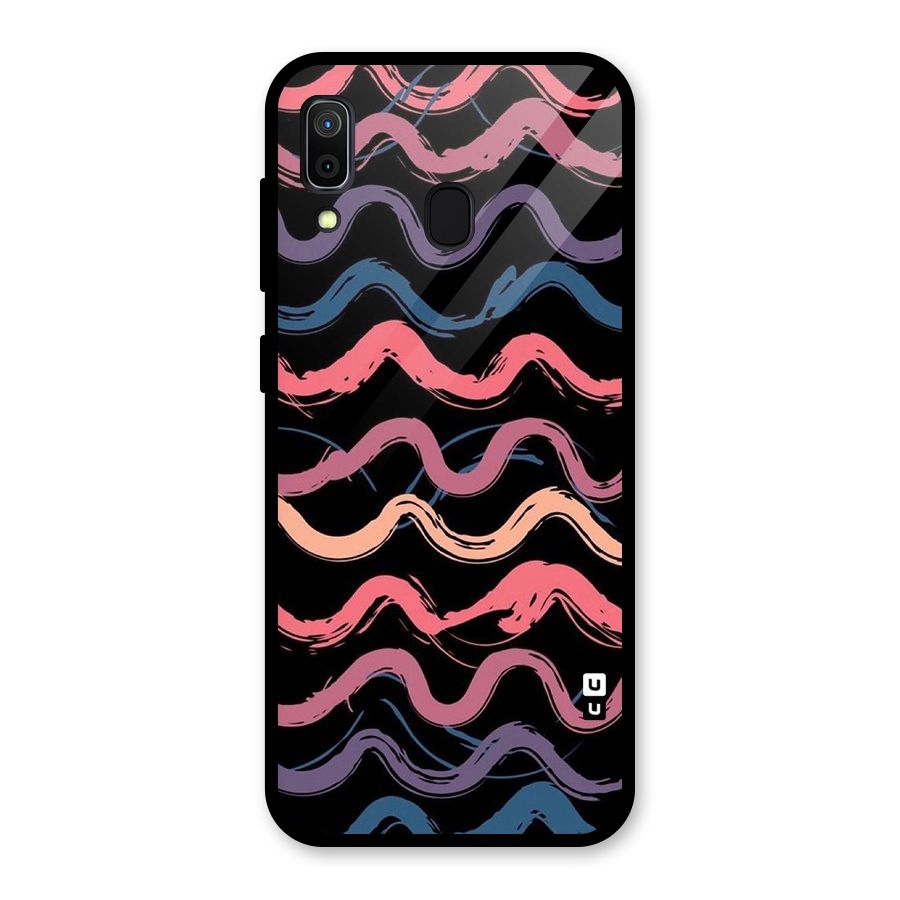Ribbon Art Glass Back Case for Galaxy A30