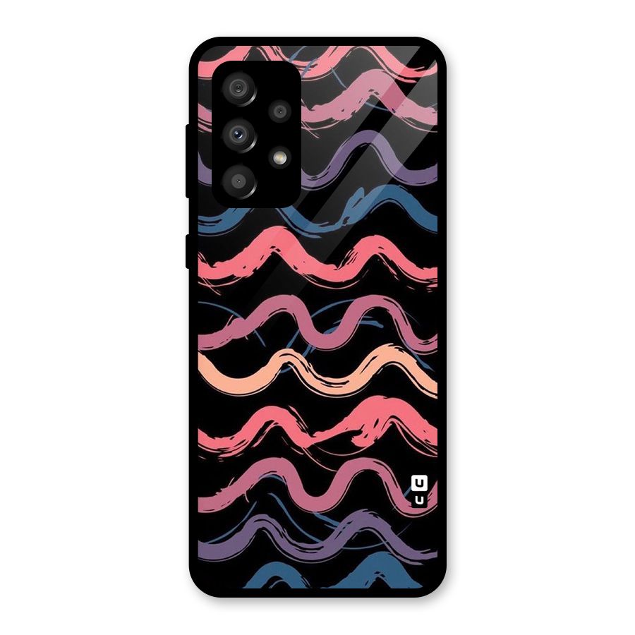 Ribbon Art Glass Back Case for Galaxy A32