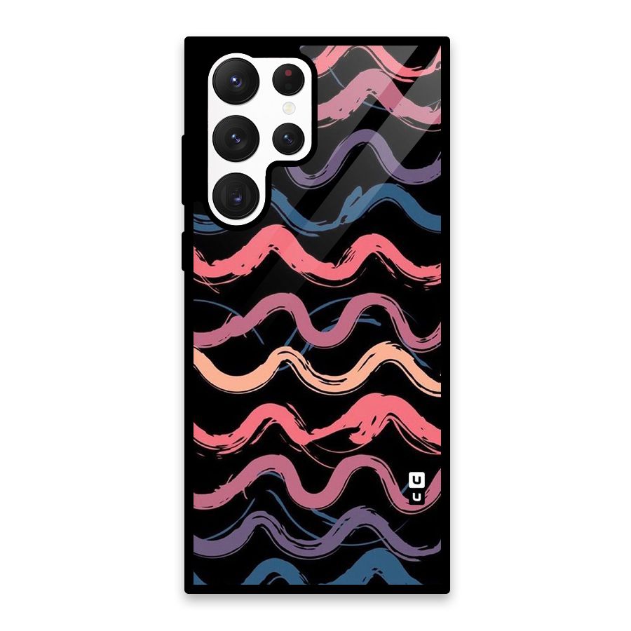 Ribbon Art Glass Back Case for Galaxy S22 Ultra 5G