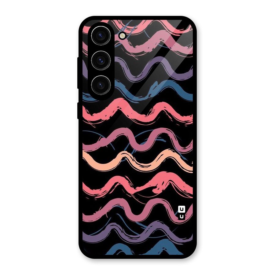 Ribbon Art Glass Back Case for Galaxy S23 Plus