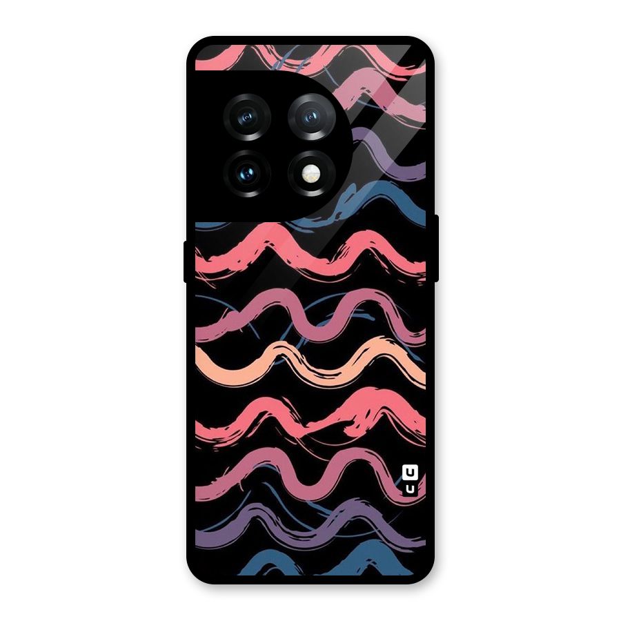 Ribbon Art Glass Back Case for OnePlus 11