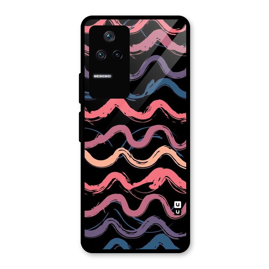 Ribbon Art Glass Back Case for Poco F4 5G