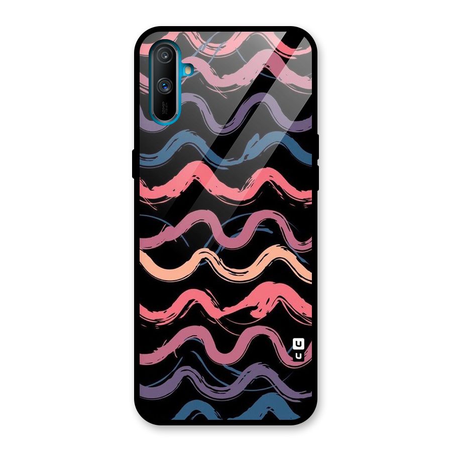 Ribbon Art Glass Back Case for Realme C3