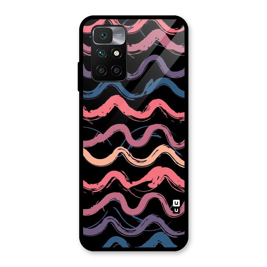 Ribbon Art Glass Back Case for Redmi 10 Prime