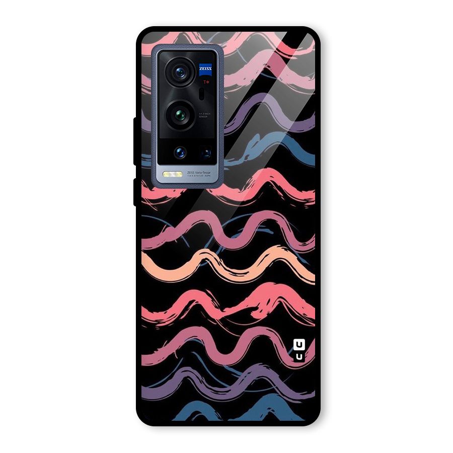 Ribbon Art Glass Back Case for Vivo X60 Pro Plus