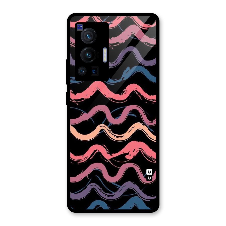 Ribbon Art Glass Back Case for Vivo X70 Pro