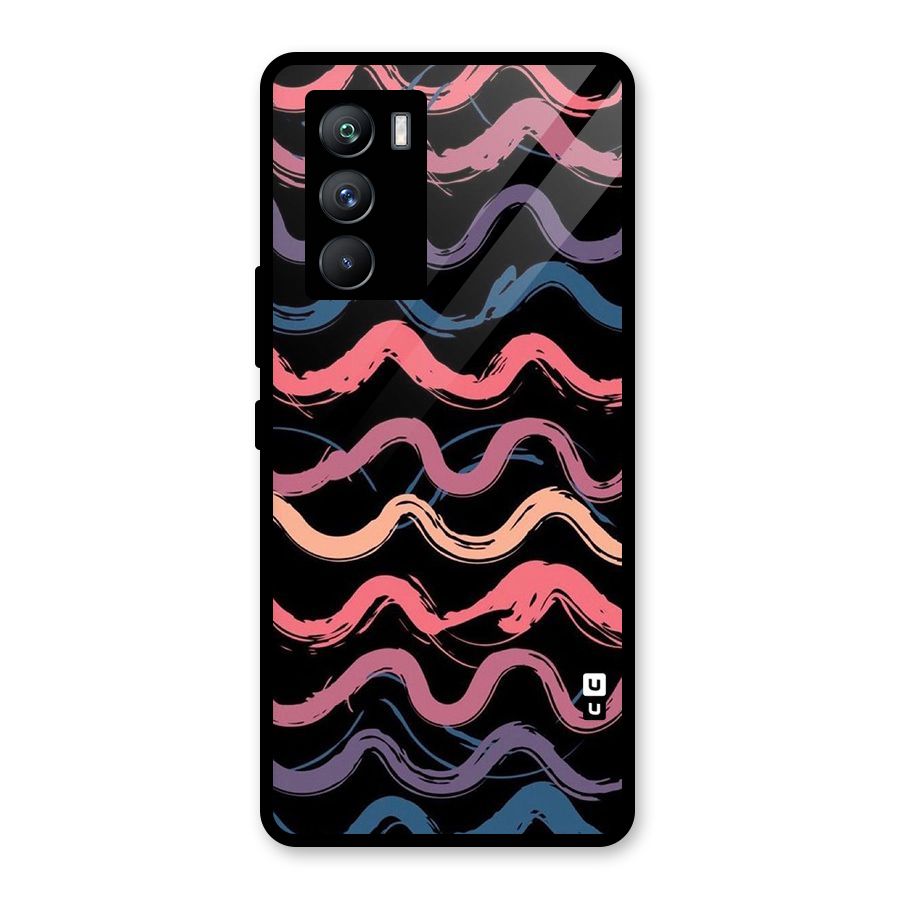 Ribbon Art Glass Back Case for Vivo iQOO 9 SE