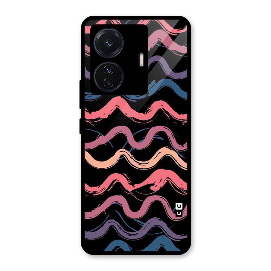 Ribbon Art Glass Back Case for Vivo iQOO Z6 Pro