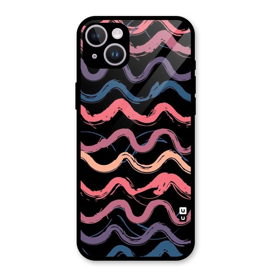 Ribbon Art Glass Back Case for iPhone 14 Plus