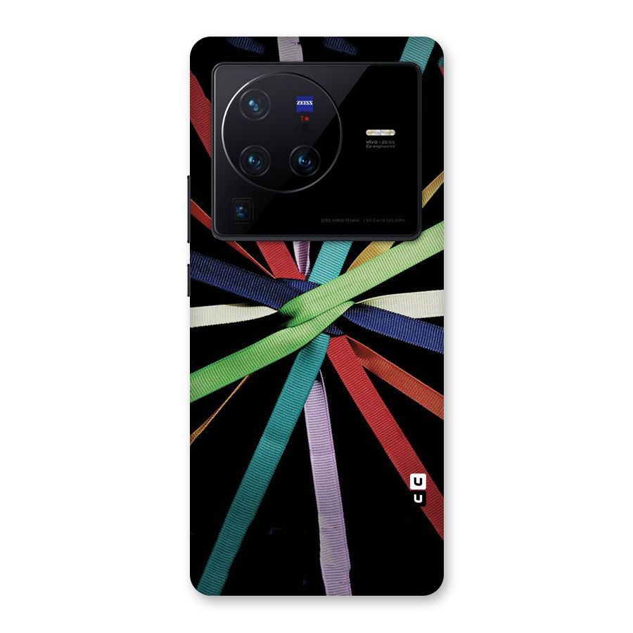 Ribbon Design Back Case for Vivo X80 Pro