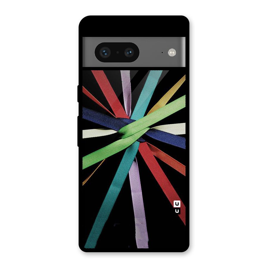 Ribbon Design Glass Back Case for Google Pixel 7