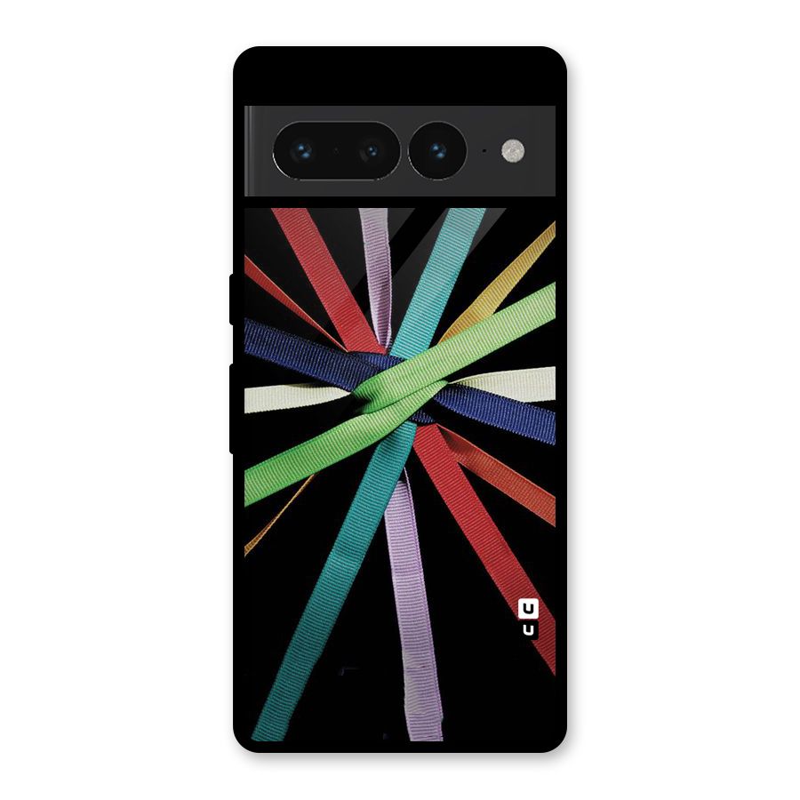 Ribbon Design Glass Back Case for Google Pixel 7 Pro