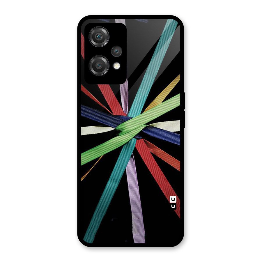 Ribbon Design Glass Back Case for OnePlus Nord CE 2 Lite 5G