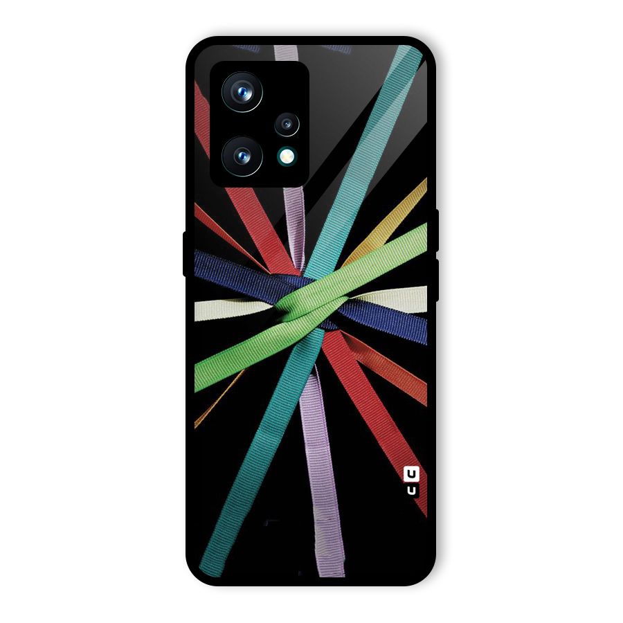 Ribbon Design Glass Back Case for Realme 9 Pro Plus 5G