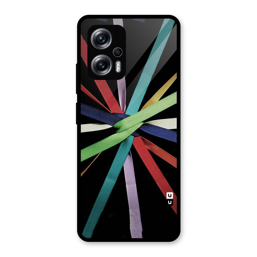 Ribbon Design Glass Back Case for Redmi K50i