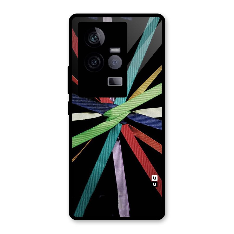 Ribbon Design Glass Back Case for Vivo iQOO 11 5G