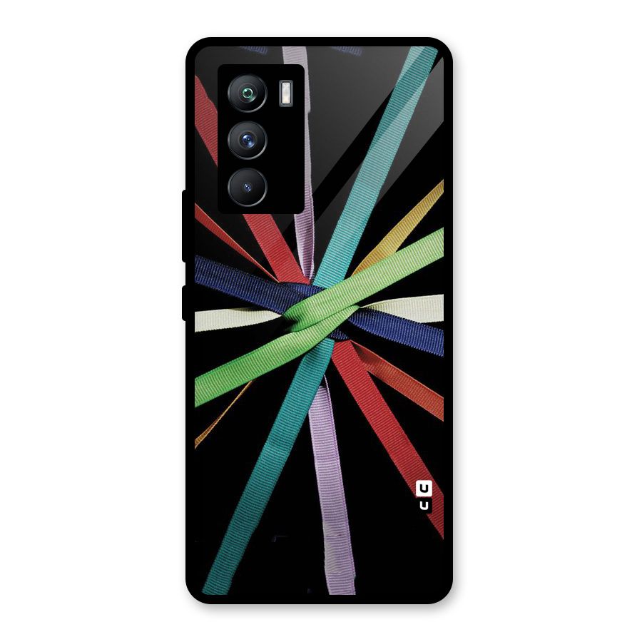 Ribbon Design Glass Back Case for Vivo iQOO 9 SE
